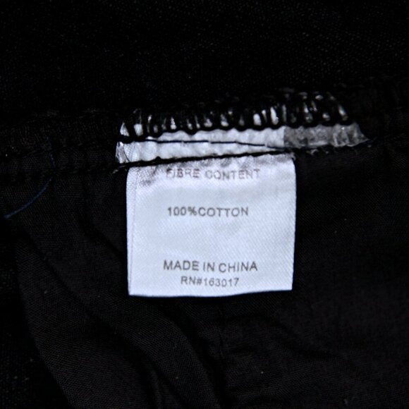 Princess Polly Distressed Denim High Waist Shorts Black Women 4 - Picture 8 of 9